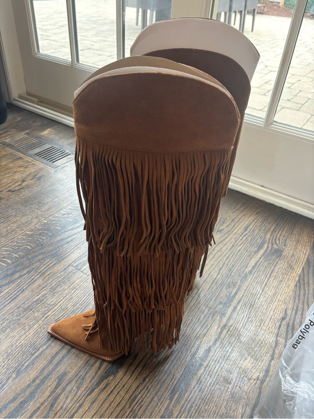 Steve Madden KINZEE FRINGE CHESTNUT SUEDE - Picture 8 of 8
